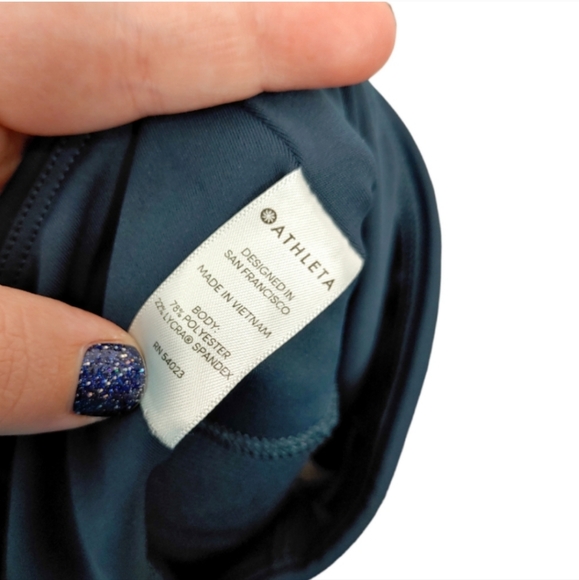 Athleta Oasis Contender Tropical Leaf 7/8  Length Pocket Legging Women's Size XS - Picture 8 of 11